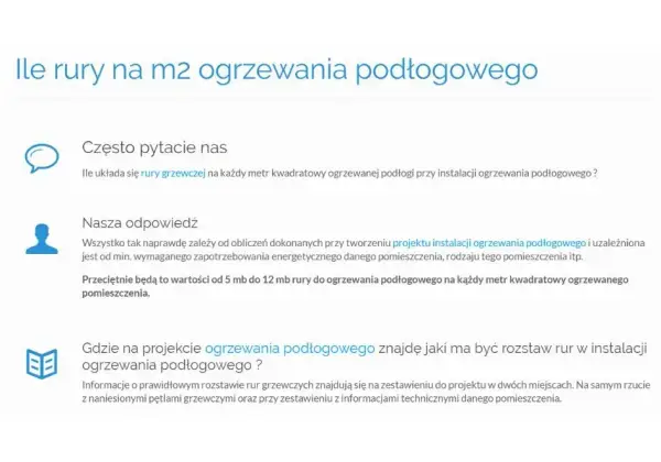 Ile rury na 1m2 ogrzewania podłogowego? Sprawdź, by nie przepłacić